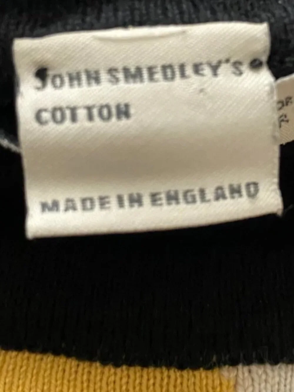John Smedley x Mads Norgaard Cotton Argyle Knit Sweater